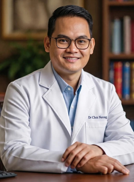 Dr Chen Narong, interventional cardiologist in Siem Reap, Cambodia